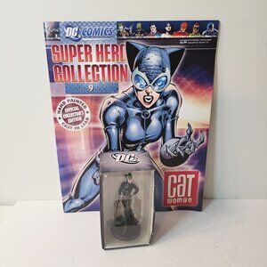 Eaglemoss DC Comics Superhero Collection Magazine Figure #9 Cat Woman Hand Paint